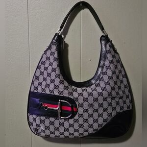 Gucci GG Hasler Horsebit Hobo Bag